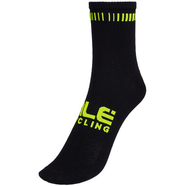 ALE CYCLING CYCLING LOGO Q-SKIN Socks Black/Yellow 2023 0